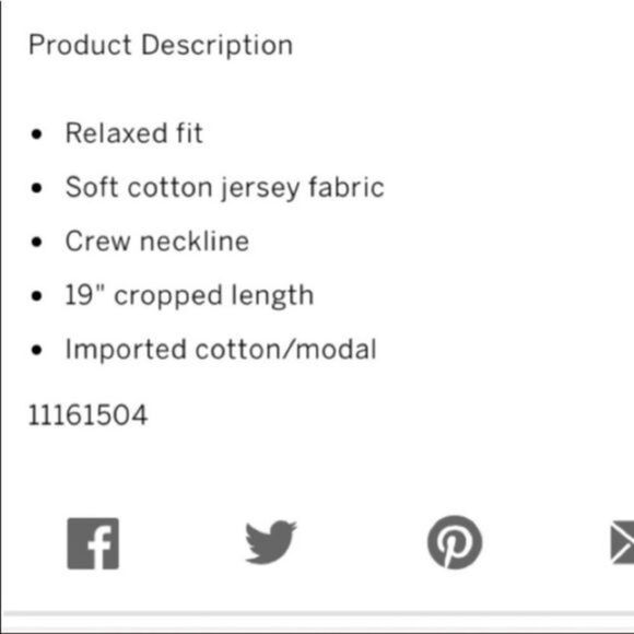 Victoria’s Secret PINK crop top‎ 
Size XS - Picture 8 of 8